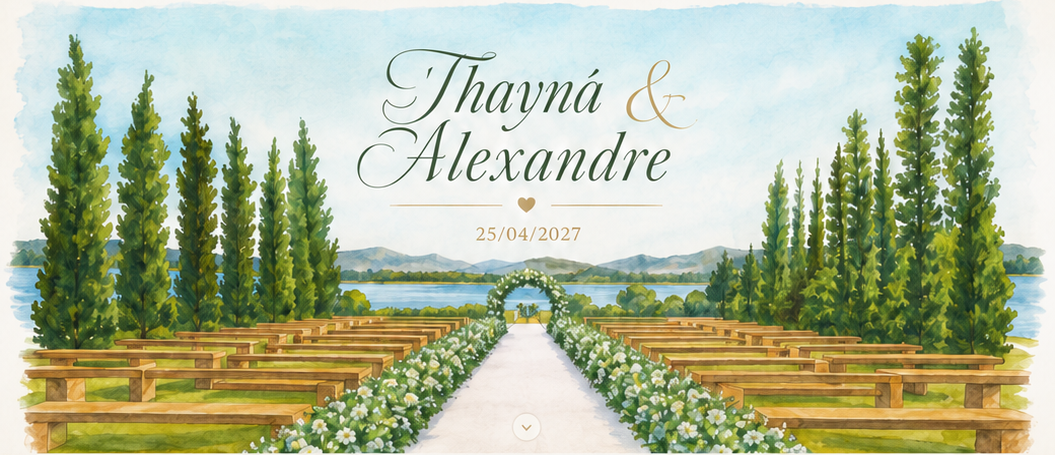 Thayná e Alexandre - 25/04/2027